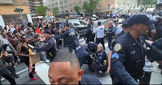 NYPD and Jordan Neely Protestors Clash