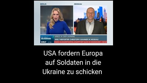 USA fordert Europa auf Soldaten in die Ukraine zu schicken!🤨