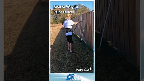 Painting a Fence: The Fastest Method Ever!