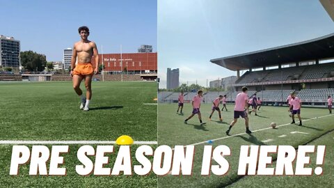 Pre Season Is Here! My First Ever Session With A Pro Team! | Day In The Life Of A Footballer