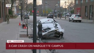 Drug deal leads to police chase, crash on Marquette's campus
