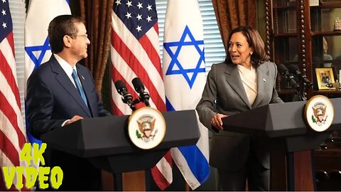 Vice President Harris Participates in a Bilateral Meeting with President Isaac Herzog