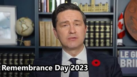 Poilievre on Remembrance Day