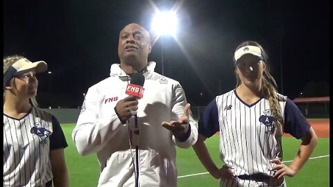 Allen Pitcher Morgan Wright & 2B Harper Garrett after 2-1 Game 1 Bi-District Win over Lewisville