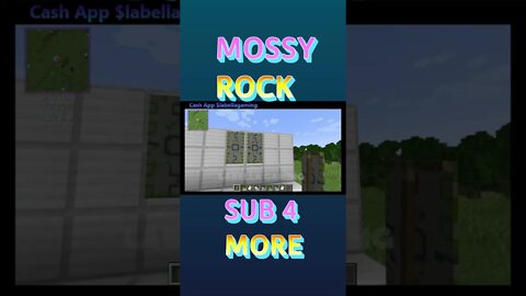 Minecraft: Mossy Rock Banner