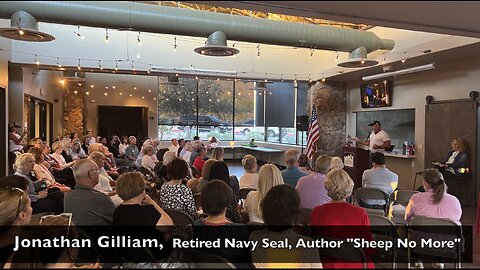 Jonathan Gilliam. Retired Navy Seal, Speaking at LD3 Republicans Event
