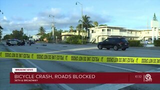Bicyclist hit by vehicle in West Palm Beach