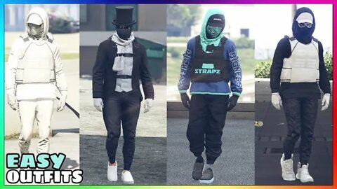 4 Easy Male Outfits To Make #12 (GTA Online)