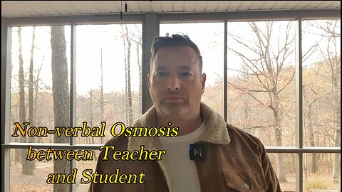 Non-verbal Osmosis between Teacher and Student
