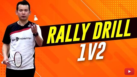 Rally Drill 1v2 - Badminton Doubles Lessons featuring Coach Kowi Chandra