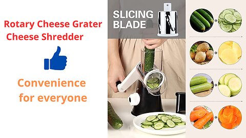 Take A Look At The Remarkable Rotary Cheese Grater And Witness Its Incredible Capabilities!