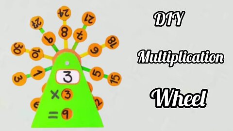 DIY Multiplication tables with cardbord / How to Multiplication tables for school project