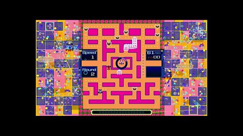 Pac-Man 99 (Switch) - All Custom Namco Classics Themes 1/2 (4/15/21 Online Battles)