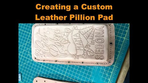 Hand Tooled Leather Pillion
