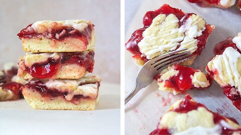 Spring Bakes | Simple Cherry Pie Bars Recipe | Daily recipes