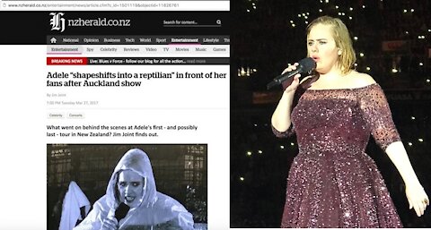 Adele Caught Shapeshifting Into Eight-Foot Reptilian In New Zealand