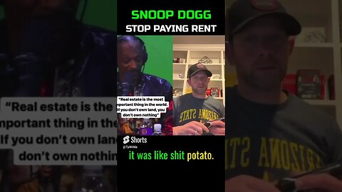 Snoop Dogg Really Said THIS... 👀 #snoopdogg #buyingahome #realestateshorts