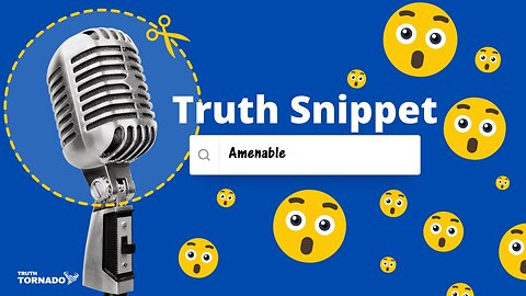 Truth Snippet - Amenable
