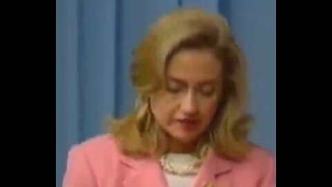 1995: Hillary Clinton for women's rights in Beijing at United Nations conference
