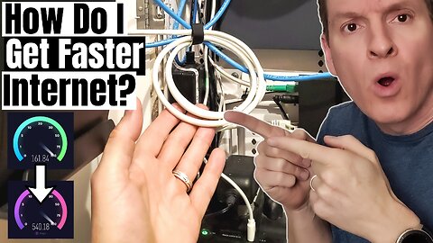 HOW TO GET FASTER INTERNET SPEEDS WHEN YOU CHANGE 1 THING! Cat7 Cables