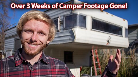 I Lost 3 Weeks Footage so Here is What I Did | DIY Vintage Truck Camper Renovation Episode 5