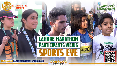 🎥 Athletes Exclusive Views on the Coverage of Lahore Marathon 2024 by Sports Eye ! 🏃‍♂️🏅