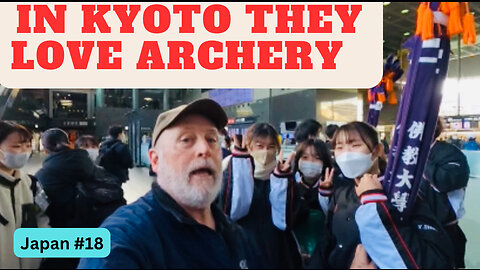 In Kyoto they love archery Japan #18 #kyoto #archery #nara