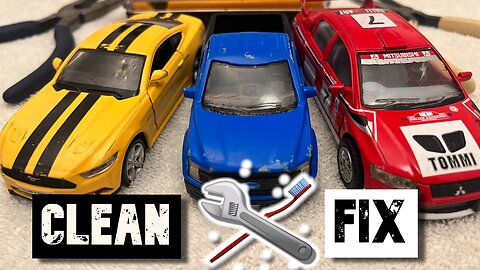Fixing Pullback Cars | Take Apart, Clean, Fix, Put Together and Test Diecast Model Cars