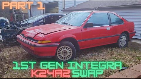 1st Gen 1987 Acura Integra K24A2 Swap - Part 1
