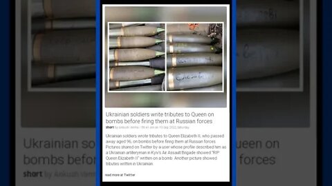 Ukrainian soldiers write tributes to the band on bombs before firing them at Russian forces | Queen
