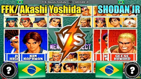 The King of Fighters '96 Anniversary Edition (FFK/ Akashi Yoshida Vs. SHODAN JR) [Brazil Vs. Brazil]