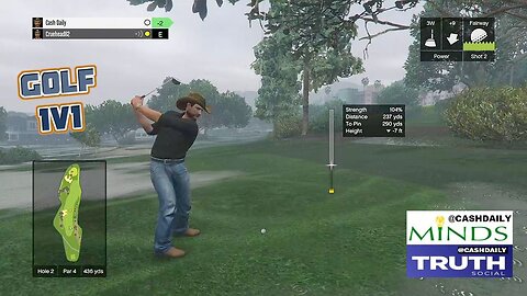 GTA GOLF: 1v1 - Cash Daily vs Cruehead82