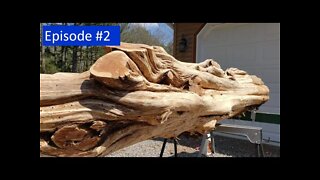 Incredible Red Cedar log DIY project EP #2