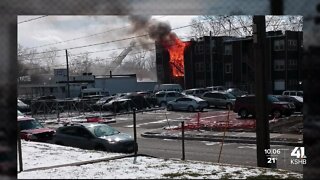 KCMO firefighters battle 2-alarm fire near Chestnut Avenue