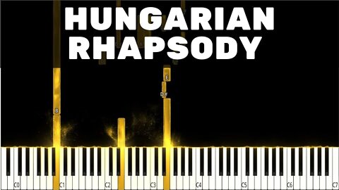 Hungarian Rhapsody No 2 - Liszt - Classi Piano Music [Backing Track]