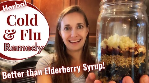 The BEST Herbal Medicine for Cold and Flu Season | Elderberry Calendula Elixir