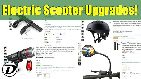 Cheap and Practical Electric Scooter Upgrades! ($50 Total)