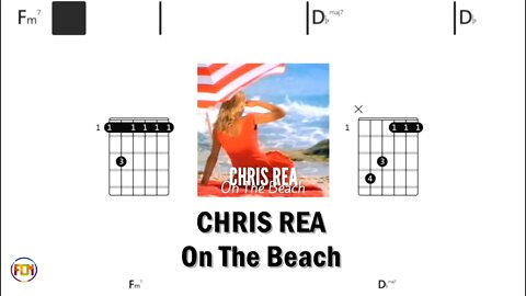 CHRIS REA On The Beach - (Chords & Lyrics like a Karaoke) HD