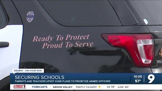 Parents and teachers speak out against armed officers in schools