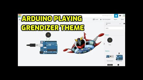 Arduino Playing Grendizer theme