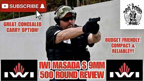 IWI MASADA S 9MM 500 ROUND REVIEW! A GREAT EDC 9MM!