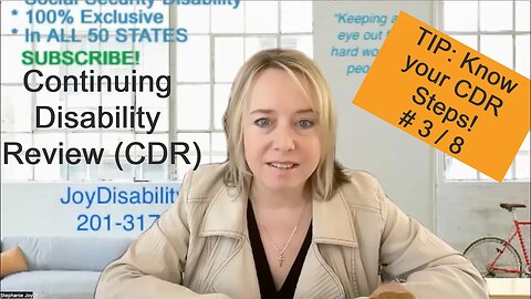 To-Do NOW! CDR- #3- Continuing Disability Review CDR - Step 3