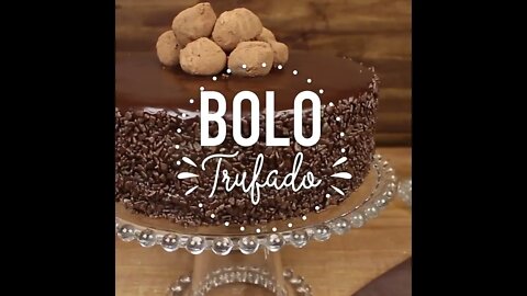COMO FAZER BOLO DE CHOCOLATE TRUFADO bolos decorados
