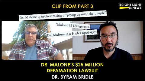 Clip from Dr. Robert Malone's $25 Million Lawsuit -Dr. Byram Bridle