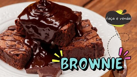 Brownie de Chocolate - Faça e Venda!