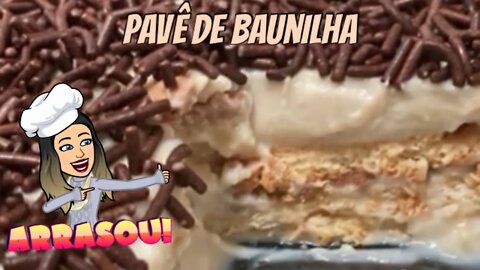 [SOBREMESA] Pavê de Baunilha | O Classico que nunca sai da moda | sobremesa de Domingo