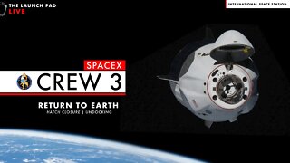 NASA SpaceX Crew 3 UnDocking Coverage