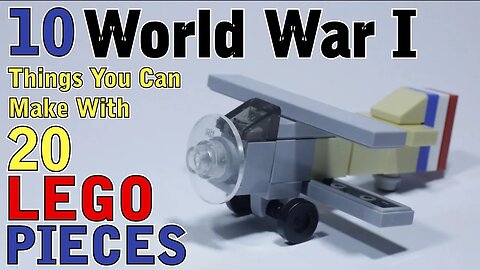 10 World War 1 things you can make with 20 Lego pieces