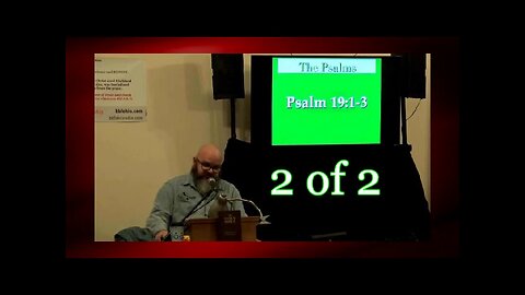 Psalm 19:1-3 (Psalm Studies) 2 of 2