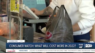 What will cost more in 2022